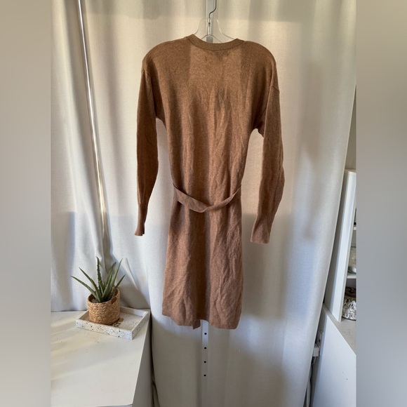 charter club heather camel cashmere cardigan FINAL PRICE NO OFFER CONSIDERED - Picture 3 of 10